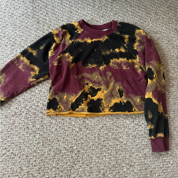 Joy Lab Target cropped crew terry cloth sweatshirt - Picture 1 of 3